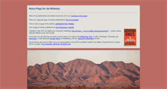 Desktop Screenshot of ianmcauley.com